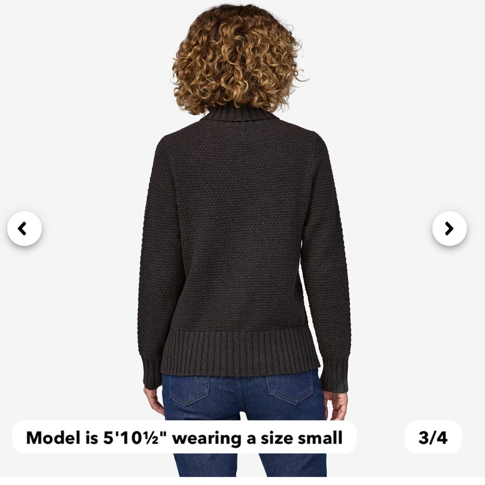 Black Patagonia sweater!! - Picture 3 of 8